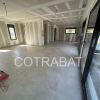Construction maison Leognan carreaux 120x120cm