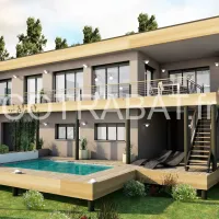 Plan 3D maison architecte Carcans