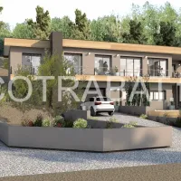 Plan 3D maison architecte Carcans