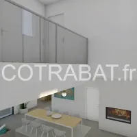 Plan 3D maison architecte Latresne