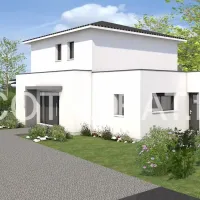 Plan 3D maison architecte Latresne