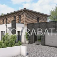 Plan 3D maison architecte Leognan