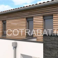 Plan 3D maison architecte Leognan