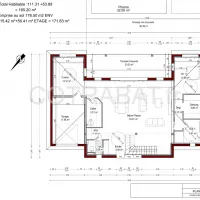 Plan 3D maison Carignan