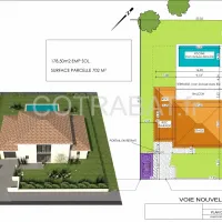 Plan 3D maison Carignan