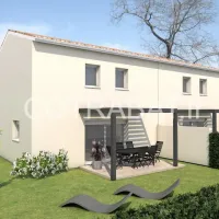 Plan 3D maison double Ambares