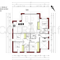 Plan 3D maison La Teste de Buch