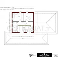 Plan 3D maison Saint Aubin de Medoc