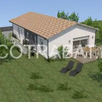 Plan 3D maison Saint Medard