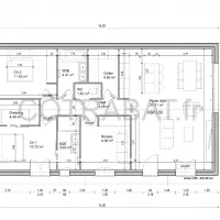 Plan 3D maison Saint Medard