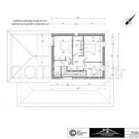 Plan 3D maison Saucats