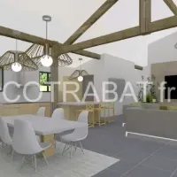 Plan 3D villa Soulac